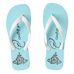 "QUEEN" TIARA Flip Flops