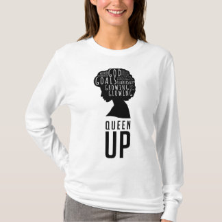 Queen Up Ladies Long Sleeve Tshirt