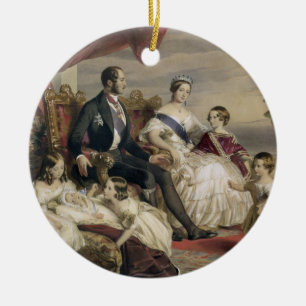 Queen Victoria (1819-1901) and Prince Albert (1819 Ceramic Ornament