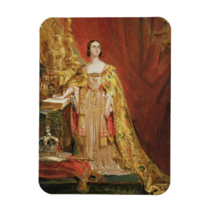 Queen Victoria (1819-1901) Taking the Coronation O Magnet
