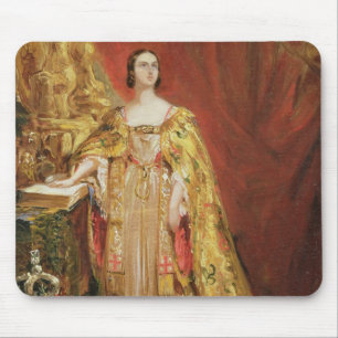 Queen Victoria (1819-1901) Taking the Coronation O Mouse Pad