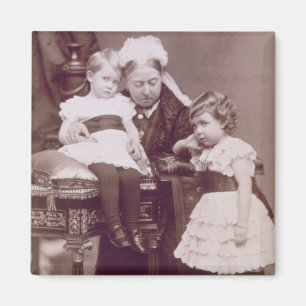 Queen Victoria (1819-1901) with her grandchildren, Magnet