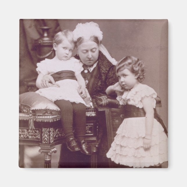 Queen Victoria (1819-1901) with her grandchildren, Magnet (Front)