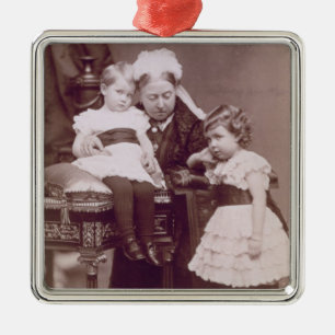 Queen Victoria (1819-1901) with her grandchildren, Metal Ornament