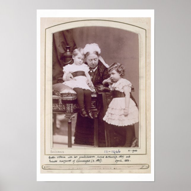 Queen Victoria (1819-1901) with her grandchildren, Poster (Front)