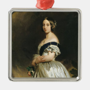 Queen Victoria  1842 Metal Ornament