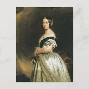 Queen Victoria  1842 Postcard