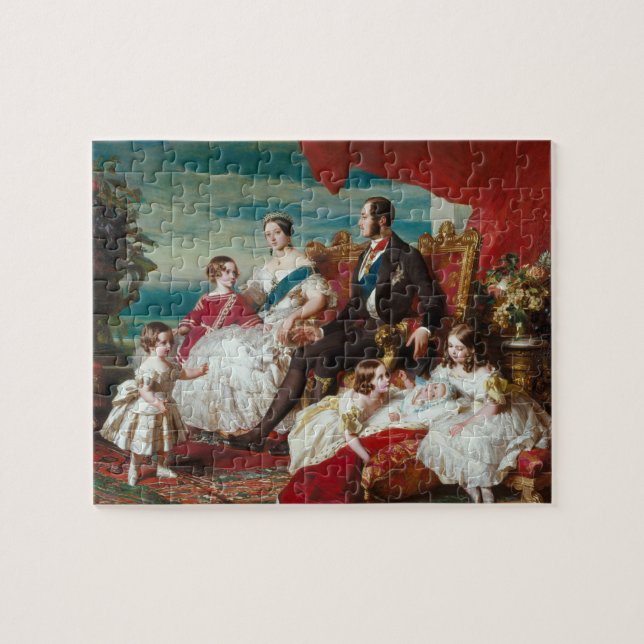 Queen Victoria and her family Jigsaw Puzzle (Horizontal)