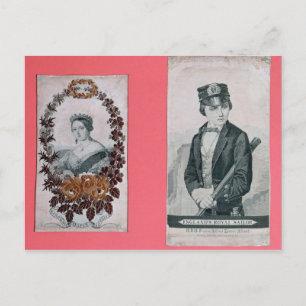 Queen Victoria and Prince Albert bookmarks Postcard