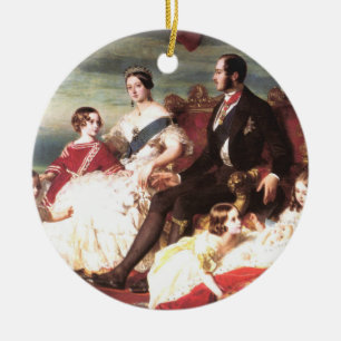 Queen Victoria  And Prince Albert Ceramic Ornament