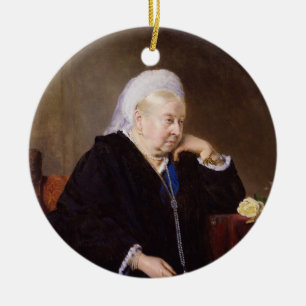 Queen Victoria by Heinrich von Angeli Ceramic Ornament
