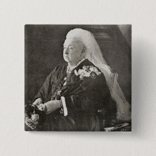 Queen Victoria c.1899 15 Cm Square Badge