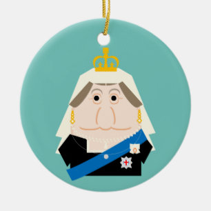 Queen Victoria Ceramic Ornament