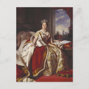Queen Victoria: Coronation Postcard