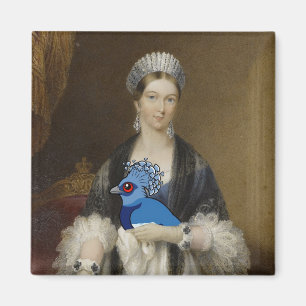 Queen Victoria Crowned Pigeon Magnet