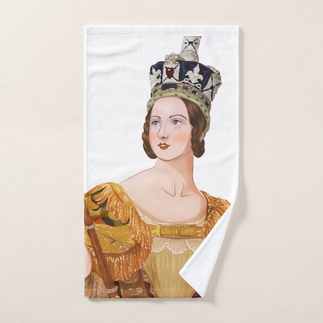 Queen Victoria - historical illustrations Hand Towel (Hand Towel)