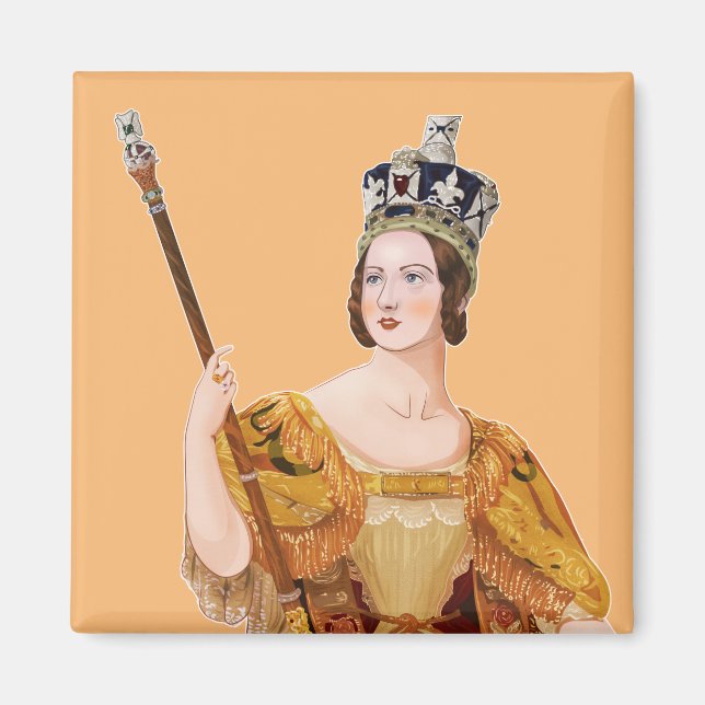 Queen Victoria - historical illustrations Magnet (Front)