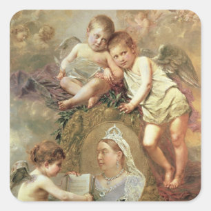 Queen Victoria - In Memoriam Square Sticker