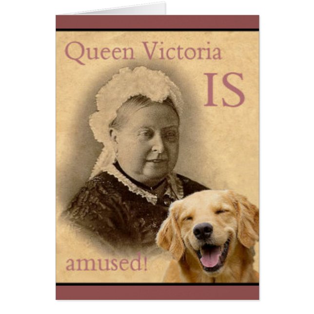 Queen Victoria IS amused (Front)