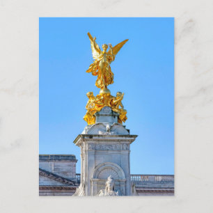 Queen Victoria Memorial, London UK Postcard