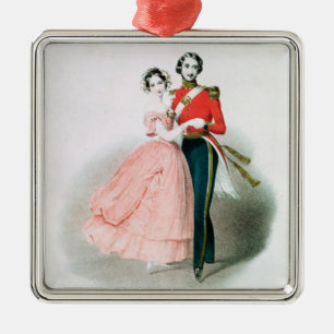 Queen Victoria Metal Ornament