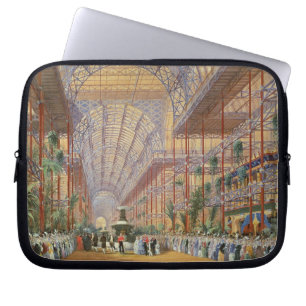 Queen Victoria Opening the 1862 Exhibition after C Laptop Sleeve