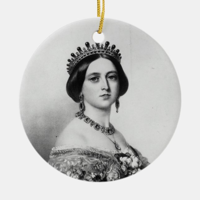 Queen Victoria & Prince Albert Circle Ornament (Front)