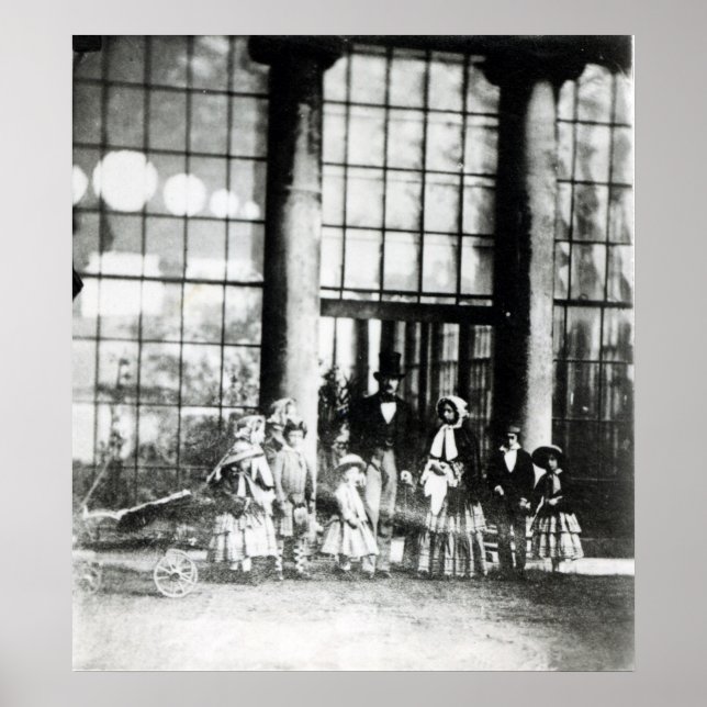 Queen Victoria & Prince Albert with their Poster (Front)