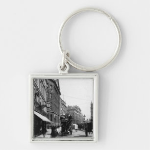 Queen Victoria Street, London, c.1891 Key Ring