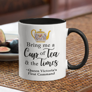 Queen Victoria Tea Quote Cute Vintage Cottagecore Mug