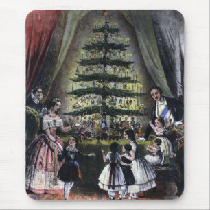 Queen Victoria's Christmas Tree Mouse Pad