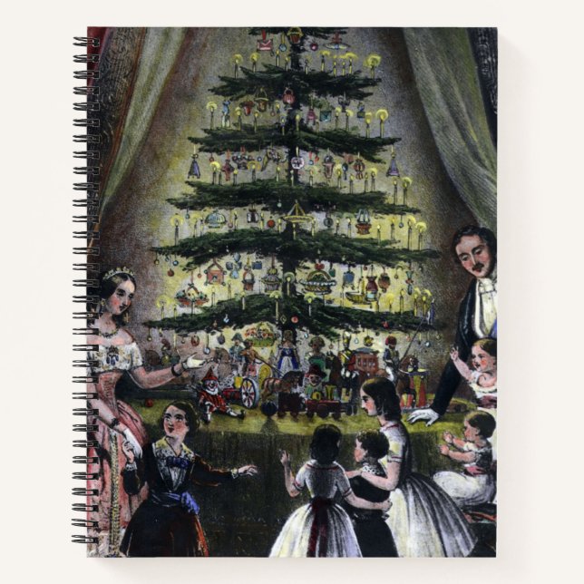 Queen Victoria's Christmas Tree Notebook (Front)