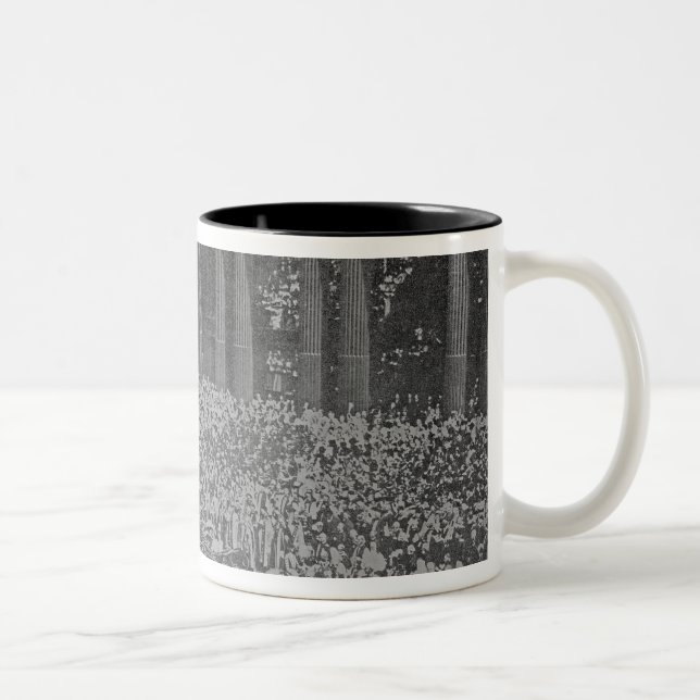 Queen Victoria's Diamond Jubilee, 1897 Two-Tone Coffee Mug (Right)