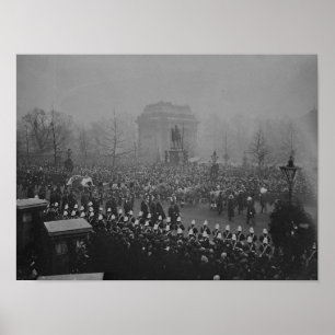 Queen Victoria's funeral cortege Poster