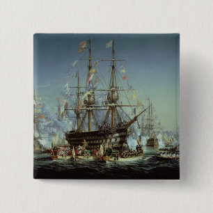 Queen Victoria's Visit to Cherbourg, 1858 15 Cm Square Badge