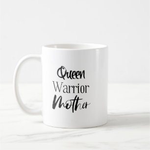"Queen, Warrior, Mother" Phrase Coffee Mug