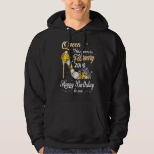 Queen Was Born In February 2000 23rd Birthday 23 Y Hoodie