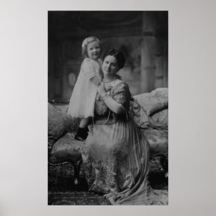 Queen Wilhelmina & Juliana of The Netherlands Poster