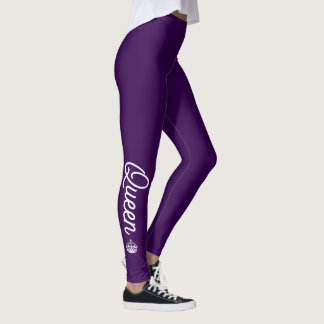 Queen With Crown Leggings