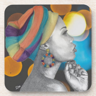 QUEENCONFIDENCE - Hard plastic coaster