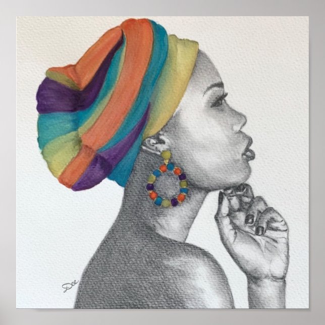 QUEENCONFIDENCE Premium Canvas Print (11x11) (Front)