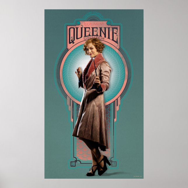 QUEENIE GOLDSTEIN™ Art Deco Panel Poster (Front)