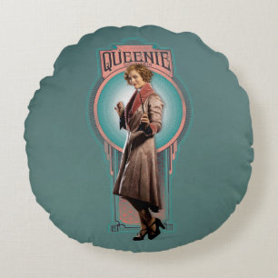 QUEENIE GOLDSTEIN™ Art Deco Panel Round Cushion
