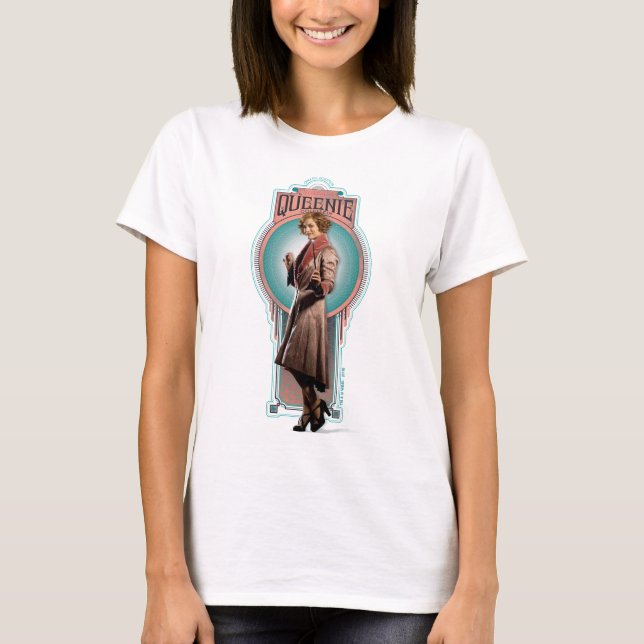 QUEENIE GOLDSTEIN™ Art Deco Panel T-Shirt (Front)