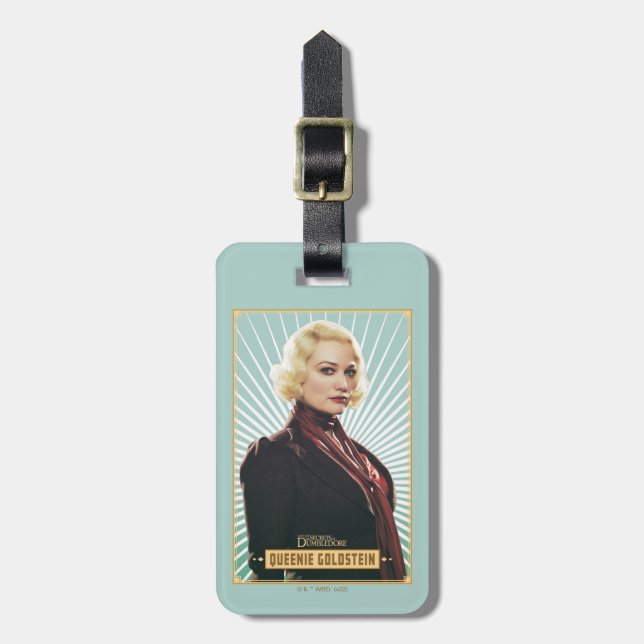 Queenie Goldstein Character Graphic Luggage Tag (Front Vertical)