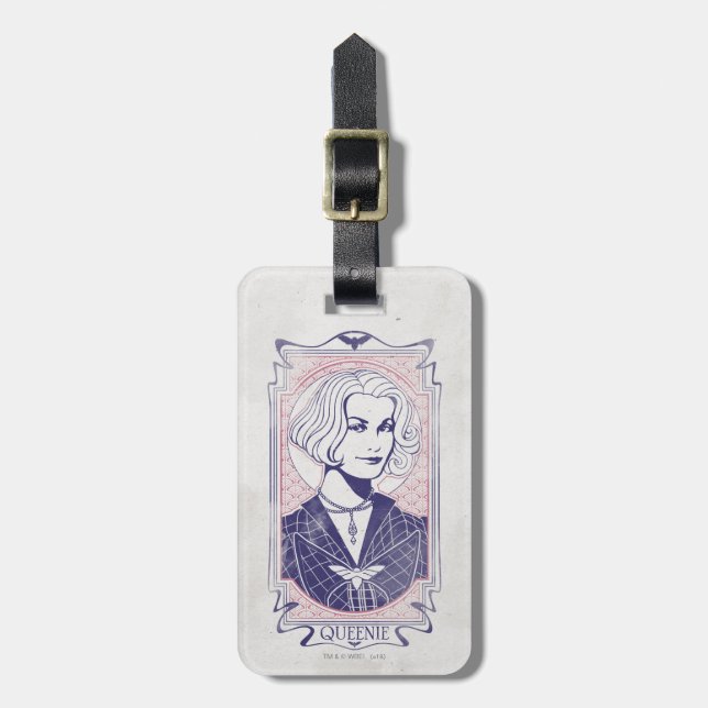QUEENIE GOLDSTEIN™ Illustration Luggage Tag (Front Vertical)
