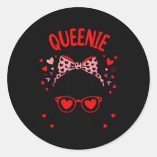 Queenie Valentine Quote Loving Grandma Classic Round Sticker