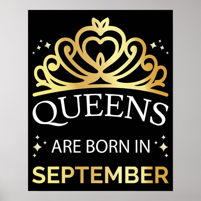 Queens Are Born In September I Poster (Front)