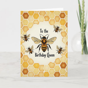 Queens Bug Birthday Art Card