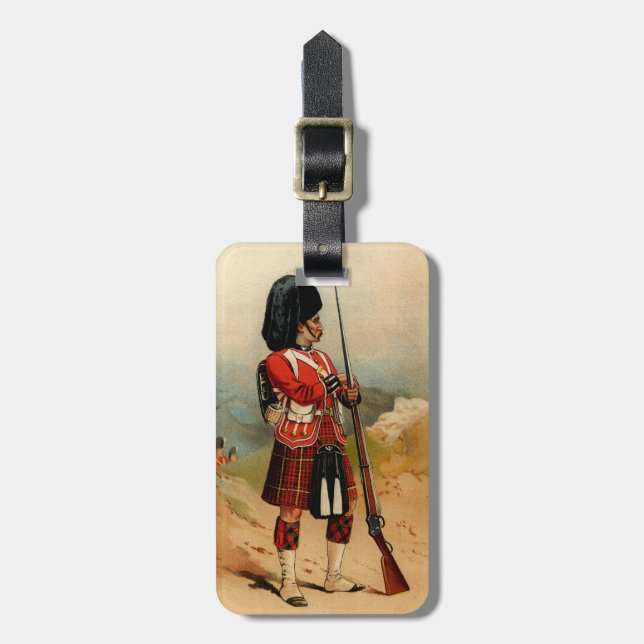 Queens Cameroon Highlanders Luggage Tag (Front Vertical)